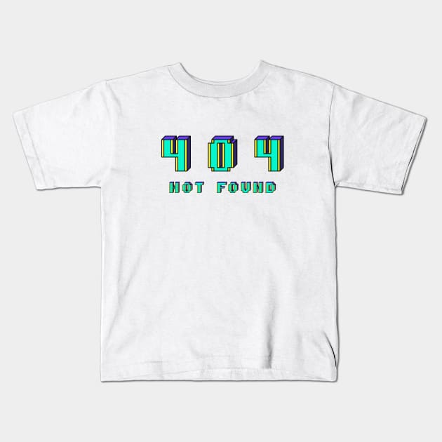 404 error Kids T-Shirt by Elena Choo